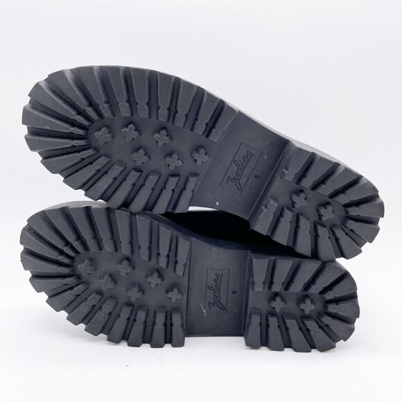 Zodiac Shiloh Womens Shiloh Lug Sole Classic Chelsea Booties Leather Black 6M - Picture 7 of 10